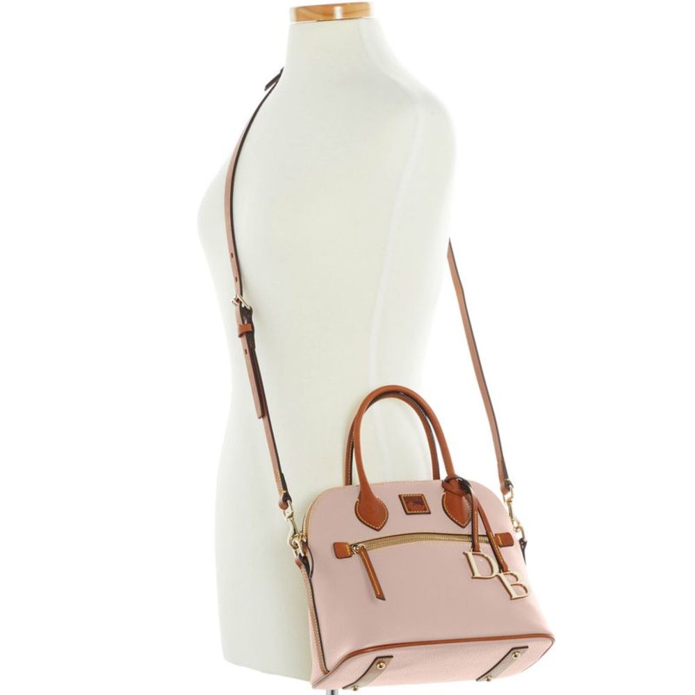 Dooney & Bourke Pebble Grain Domed Satchel - Oyster - Picture 4 of 4